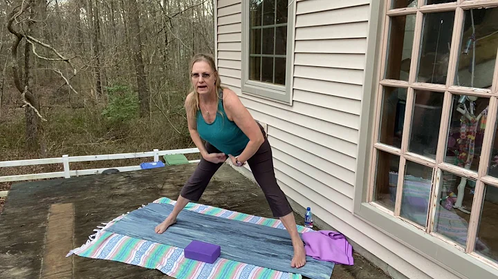 Christinas Decktop yoga class