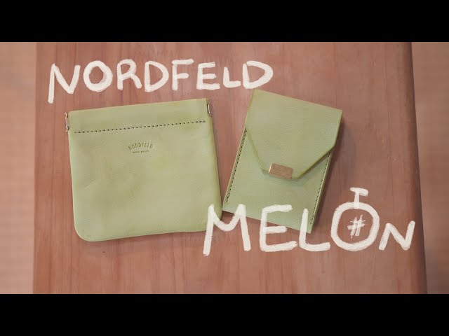 美品 NORDFELD 口金ポケットケース 限定 メロン レザー メロンカラーの革小物が最高に可愛いのでご紹介します