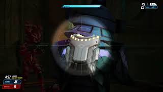 Splitgate Big Head Snipers Rare Vulture Soft Purple Victory Gameplay (Nov 2021)