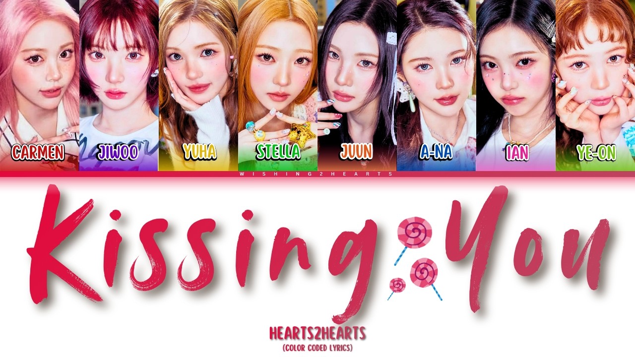 [AI COVER] Hearts2Hearts (하츠투하츠) 'Kissing You' OG: Girls' Generation (Color Coded Lyrics)