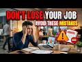 Mistakes That Can Cost You Your Job in the U.S. (Workplace Compliance Guide)