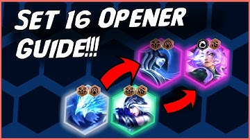 Set 16 OPENER Guide!!! Tips & Tricks for Early Game with Late Game Boards!!!
