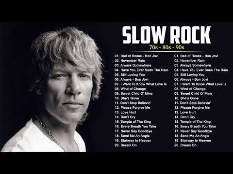 Bon Jovi, Scorpions, Guns N' Roses, Aerosmith, Ccr, Journey - Best Slow Rock 70S 80S 90S