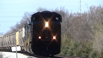 CSX ES40DC 5324 w/ K5LA + SD40-3 Leads G162-14 on 2/17/20