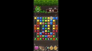 Jewels Adventure (by ICECUBE) - free offline match 3 puzzle game for Android - gameplay. screenshot 3