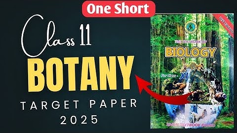 XI Botany 100% HIT GUARANTEE🔥Target Paper 2025 | botany guess paper | short questions | Sindh board