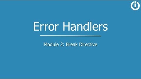 Error Handlers on Integromat | Part 2: Break Directive