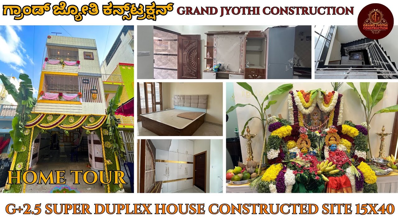 GJC Completed Project 15X40 House Warming Ceremony and Completed House Tour - Final Part.