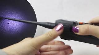How to turn on the flashlight and alarm