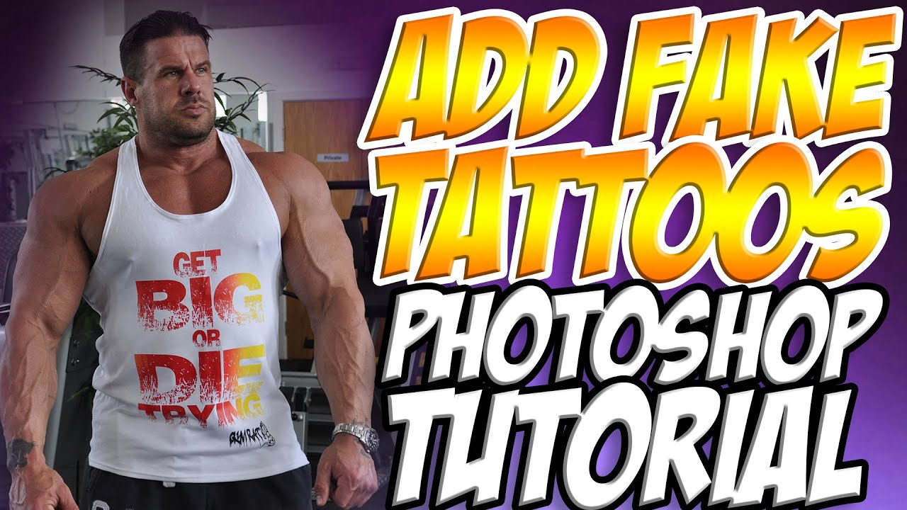 How to add Tattoos in Photoshop - Photoshop Tutorials Free - YouTube