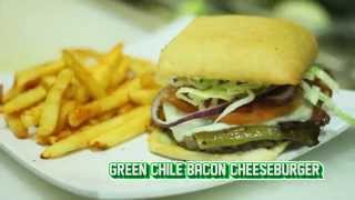 Green Chile Bacon Cheese Burger