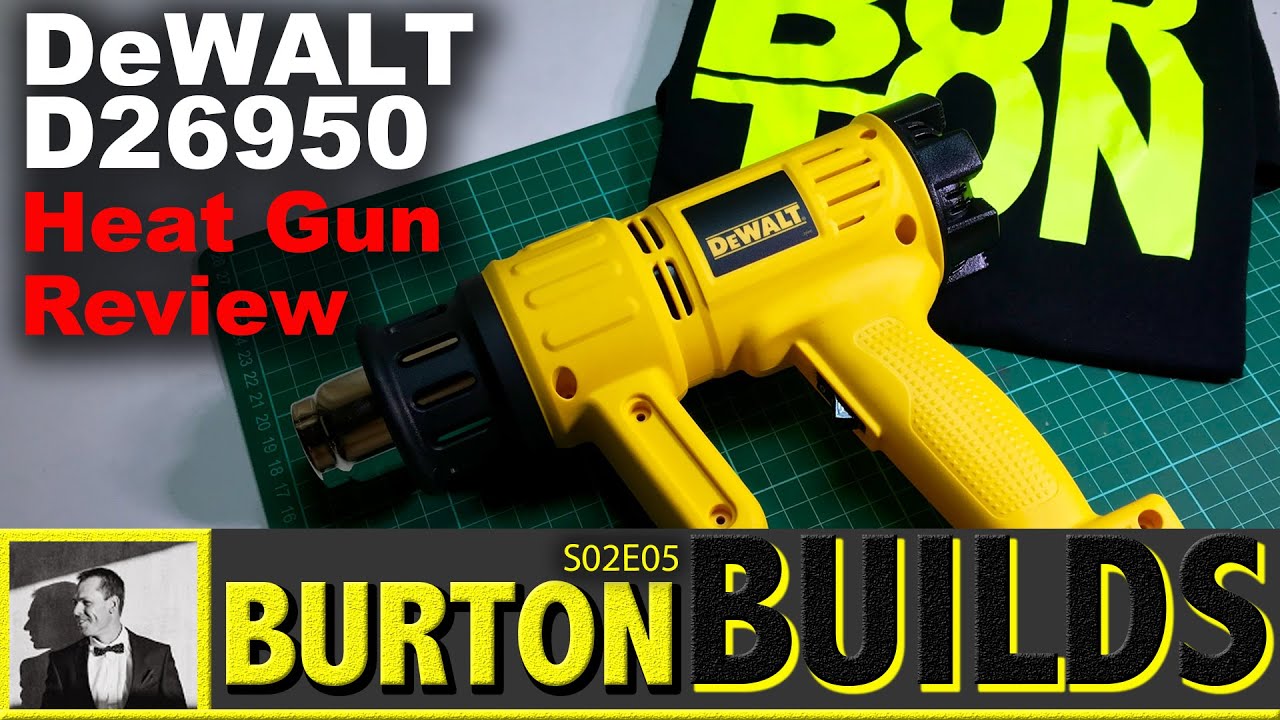Pogo stick sprong Induceren eenzaam DEWALT D26950 (D26411) Heat Gun Unboxing and Review - Burton Builds -  YouTube