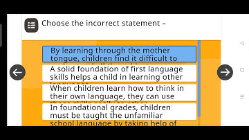 Multilingual Education in Primary Grades Nishtha 3.0 FLN Course All 40 answers.