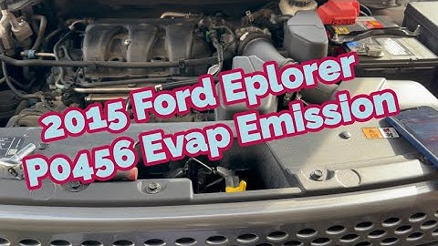 2015 Ford Explorer P0456 Fix | Purge Valve Stuck Open Replacement