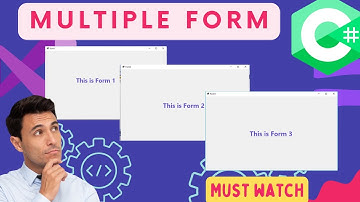 How to Add Form and Execute Specific Form in Visual Studio C# (CSharp)