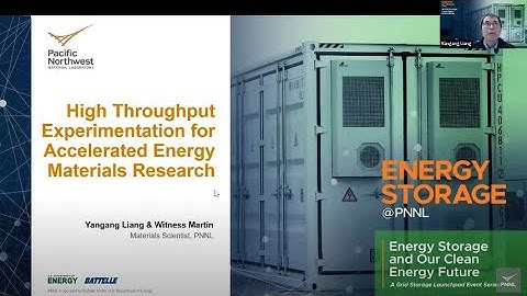 Energy Storage @PNNL: High-Throughput Experimentation for Accelerated Energy Materials Research