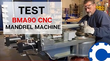 Mackma Machine: TEST BMA90 mandrel Machine