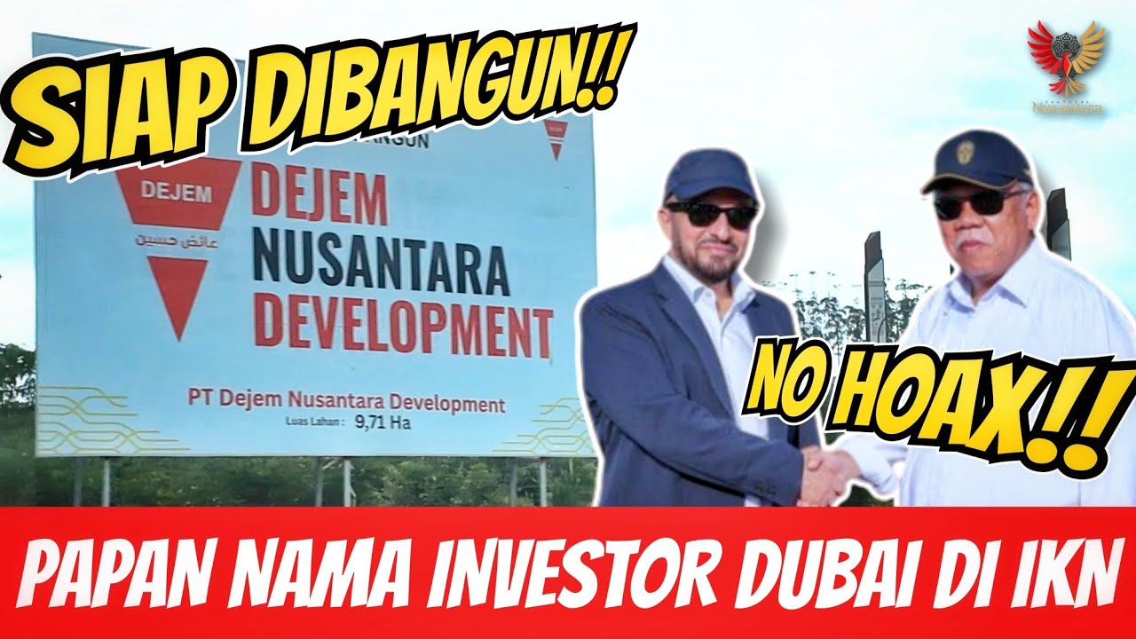 Dubai Bangun Mall, Kantor, Masjid di IKN Investasi Raksasa 4 Triliun Rupiah 