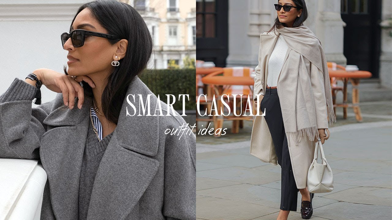 SMART CASUAL OUTFIT IDEAS  WINTER LOOKBOOK 