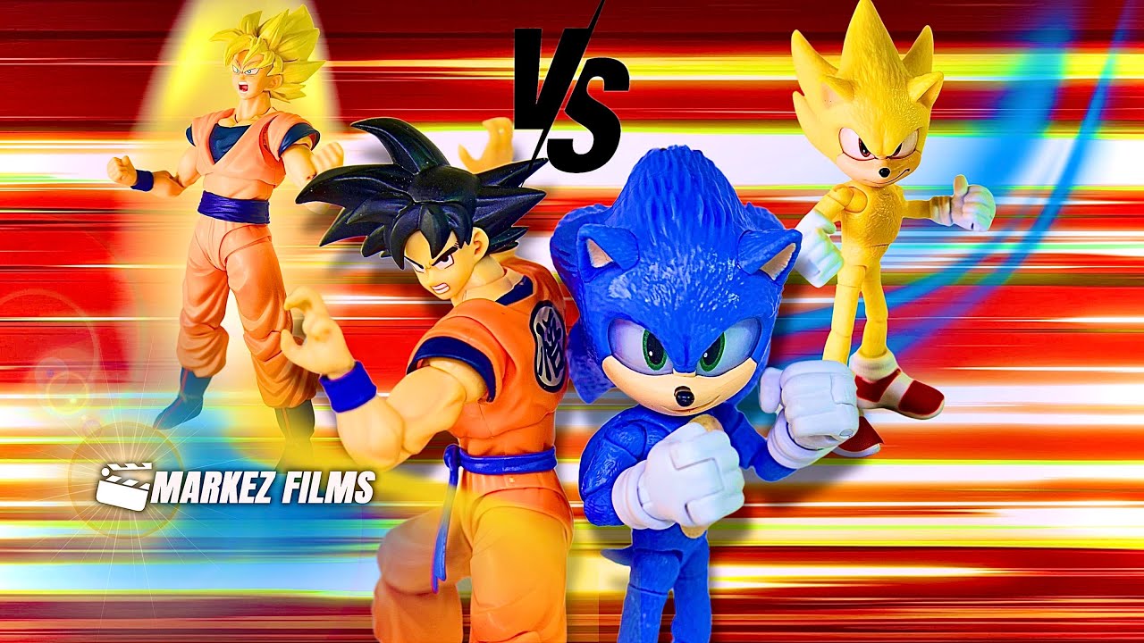 Sonic vs Goku [Batalla Stop Motion] - YouTube