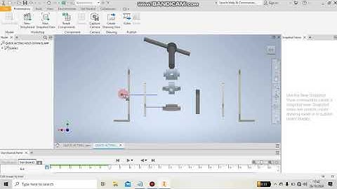 Membuat video animasi & gambar terurai(exploded assembly view) melalui persentasi autodesk inventor