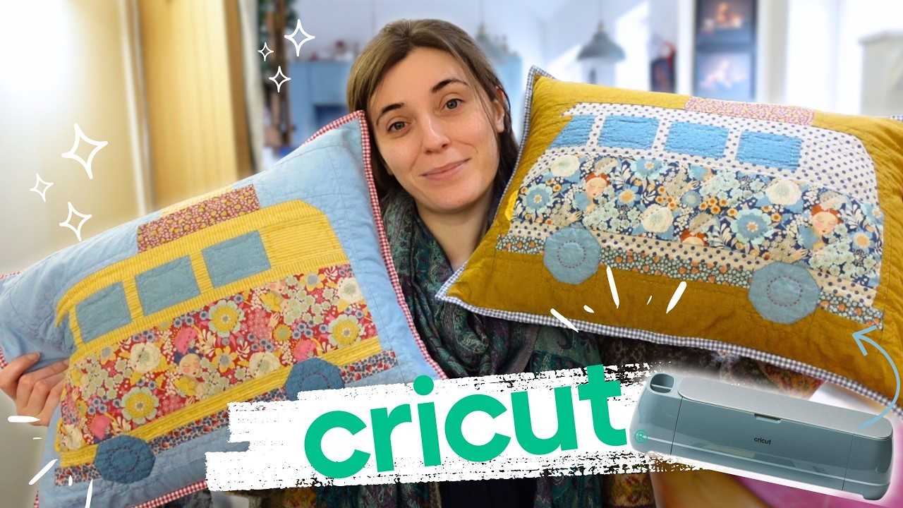 Finishing my FIRST EVER Quilting Project | Tilda Campervan Cushions