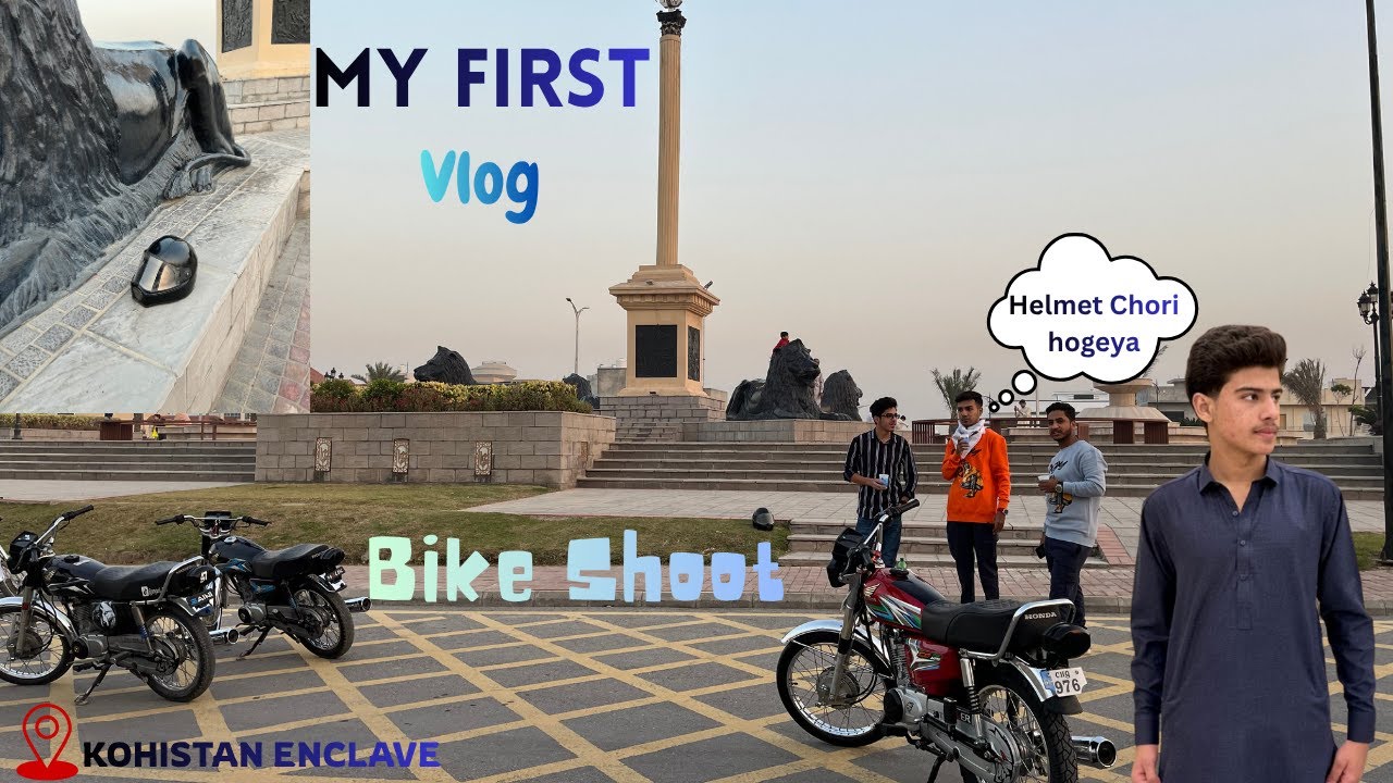 My first vlog 🥰| 📍Kohistan enclave | Helmet chori prank😂 with firends entertains 😎