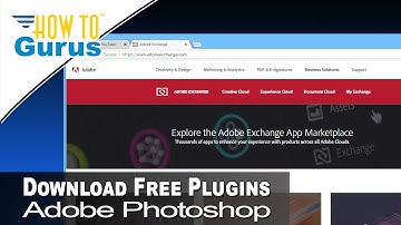 How To Use Filters Plugins Free Download Adobe Exchange for Photoshop Creative Cloud CC