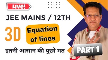 Class 12 Three Dimensional Geometry SUPER HOT TRICK  | JEE MAINS