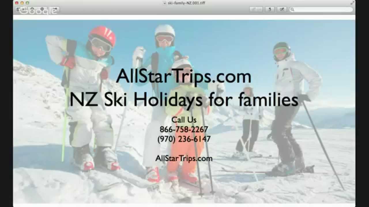 ski holidays new zealand family package YouTube