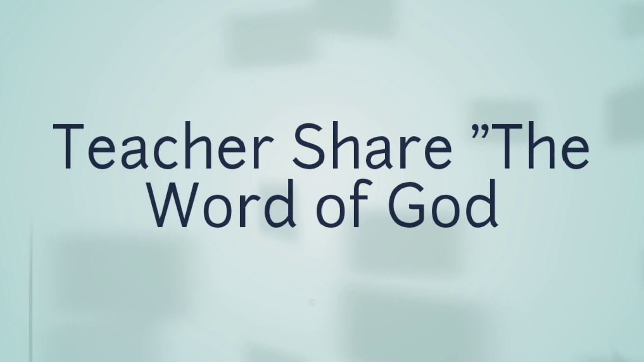 Preach the Word of God - YouTube