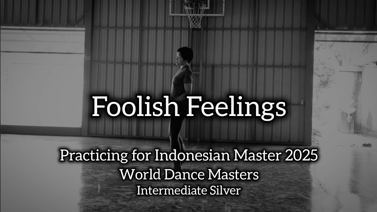 Foolish Feelings ll Practicing West Coast Swing ll Indonesian Masters 2025 ll WDM ll Intermediate