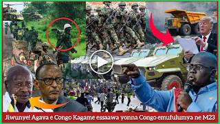 Agatalinda! Agava e Congo gatiisa! Kagame Jiwunye, amaje 60,000 kukuba Kagame ne M23 essaawa yonna!