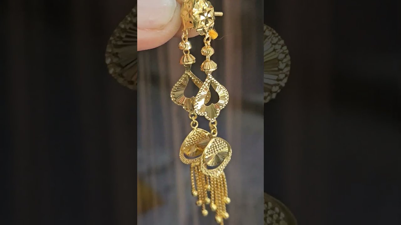 Buy Yellow Gold Earrings for Women by Zeya Online | Ajio.com