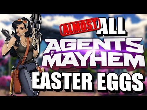 All Agents of Mayhem Easter Eggs