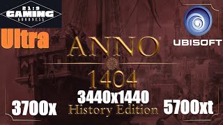 ANNO 1404 History Edition 21:9 Ultra | 3440x1440 | 3700X | 5700XT