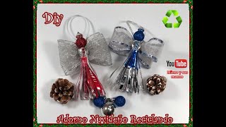 Diy. Como hacer un adorno Navideño Reciclando (Angelito) Mirna y sus manus