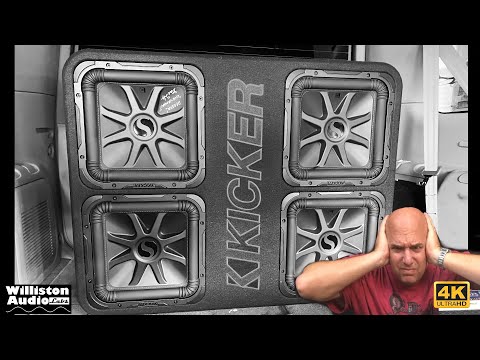 150dB From A Factory Loaded Subwoofer Box? Kicker L7 Quad Box Overview And Test [4K]