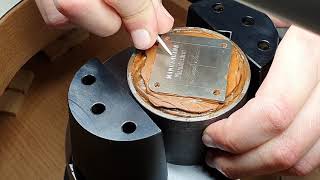 Gravure Lettre Romaines Sur Plaque De Maillechort, Manufactor Sa