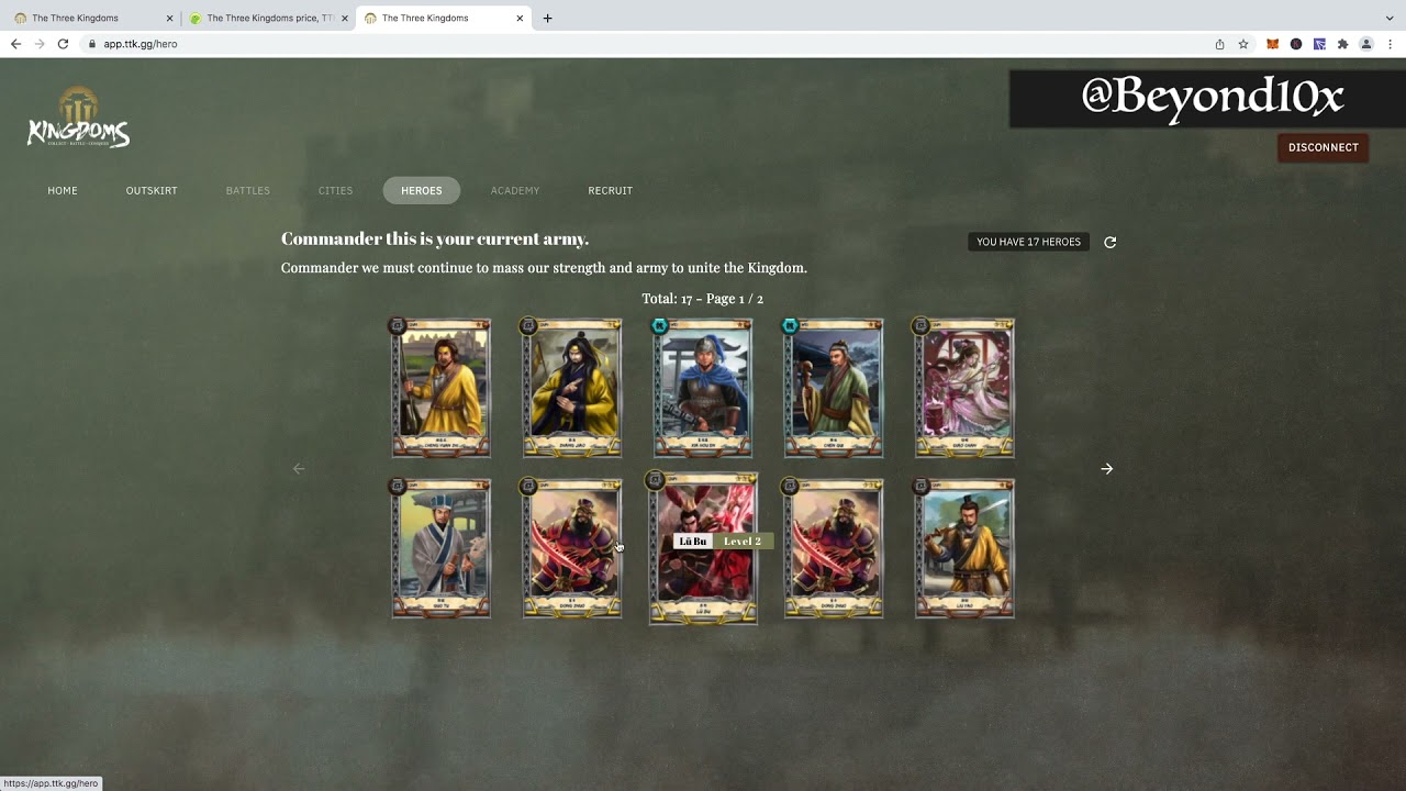 TTK mentioned by Beyond10x @13Nov