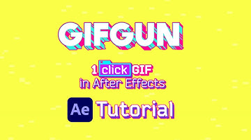 How to Make a LOOPING GIF in After Effects! (GifGun)