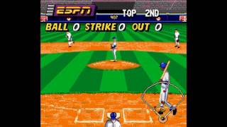 Espn Baseball Tonight ... Snes 60Fps Gameplay