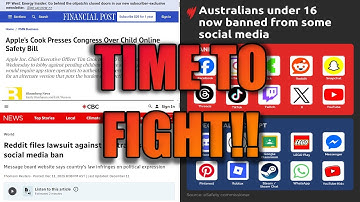 The Australia Social Media Ban NEEDS To Be Addressed!! Reddit SUING Ban! Apple Fighting Back!