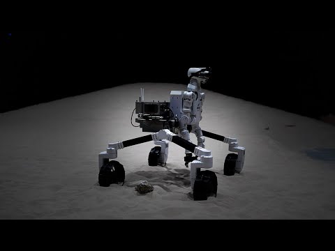 Ground demonstration of GITAI's lunar robotic rover R1 in a simulated lunar environment