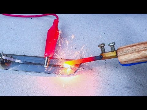 Video Chế máy hàn công suất cực lớn với acquy 12V - youtube