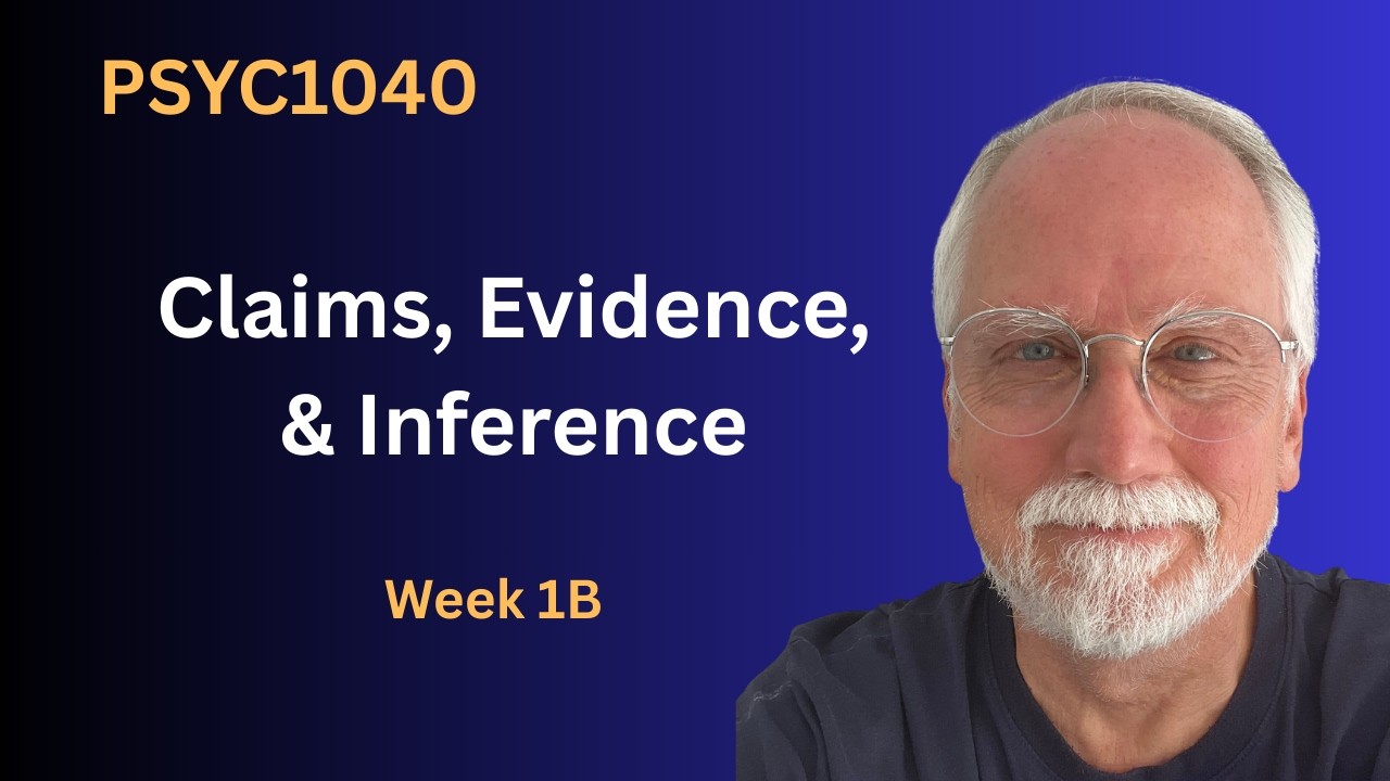 W01B Claims, Evidence, and Inference - YouTube