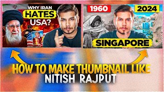 How To Make Thumbnail Like ‎Nitish Rajput || Nitish Rajput ‎jesa Thumbnail Kese Banaye? || LEO GFX