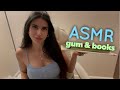 asmr gum & creaky, glossy page books ????????????????
