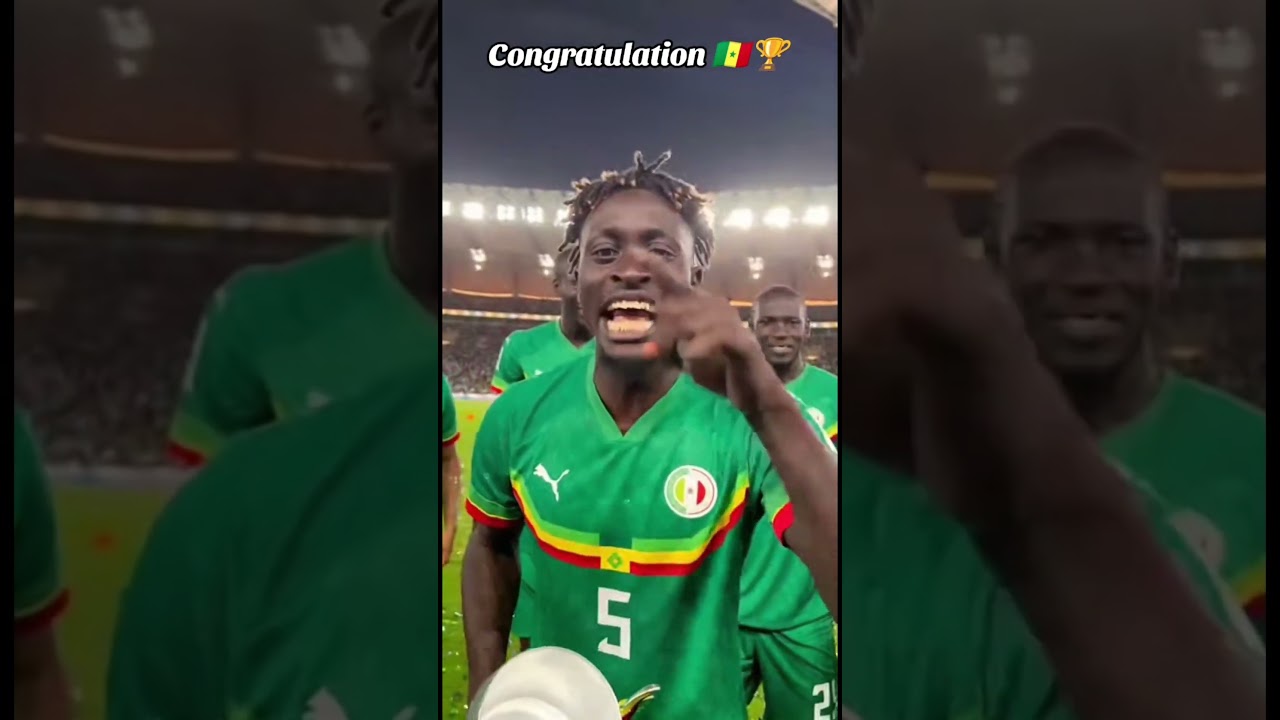 ألف مبروك السينيغال الفوز بكأس إفريقيا