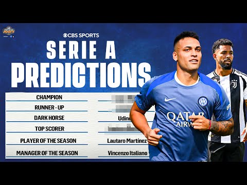 Predicting the 2024/25 Serie A Season! | Morning Footy | CBS Sports Golazo